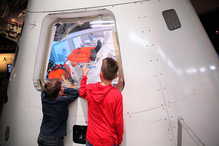 Space Center Houston’s new permanent exhibit, Mission Mars, gives visitors and up-close look inside a full-size Orion research model used by engineers from NASA Johnson Space Center and Lockheed Martin. It’s an immersive experience about the red planet and the wealth of potential scientific discoveries to uncover on Mars.